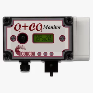 Monitor Dual de Oxigeno/Dióxido de Carbono